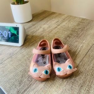 Mini Melissa pink Cat shoes
